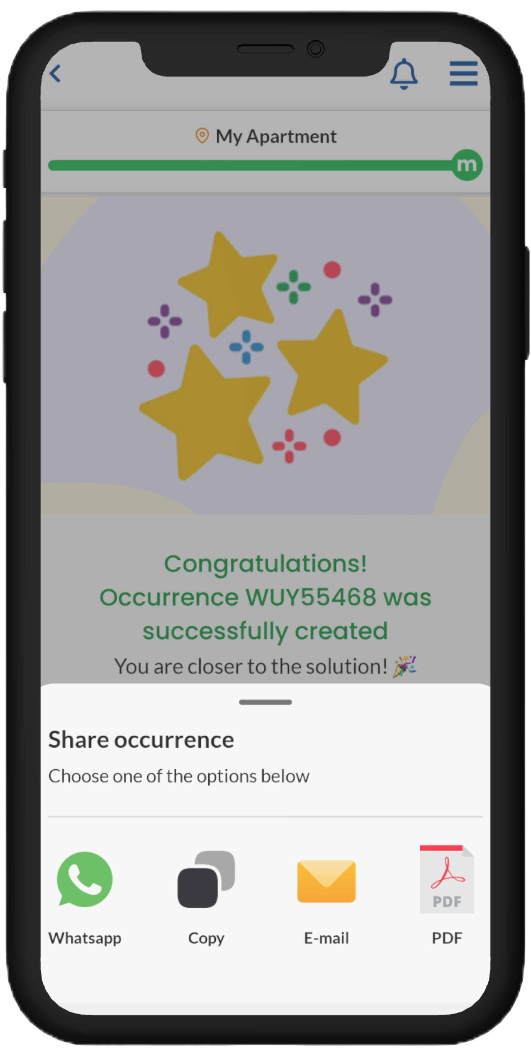 Anexa fotos, vídeos ou áudio